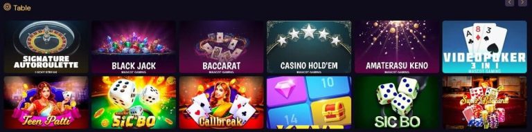 Kings Chip Casino jeux table