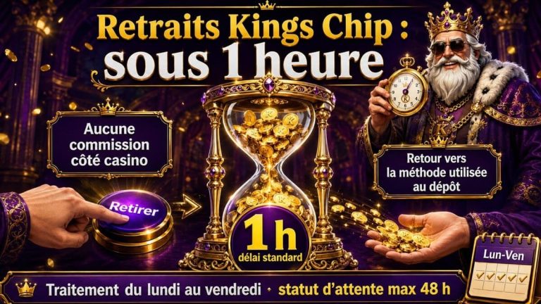Kings Chip Casino retrait
